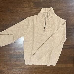 J.Crew Tan Quarter Zip